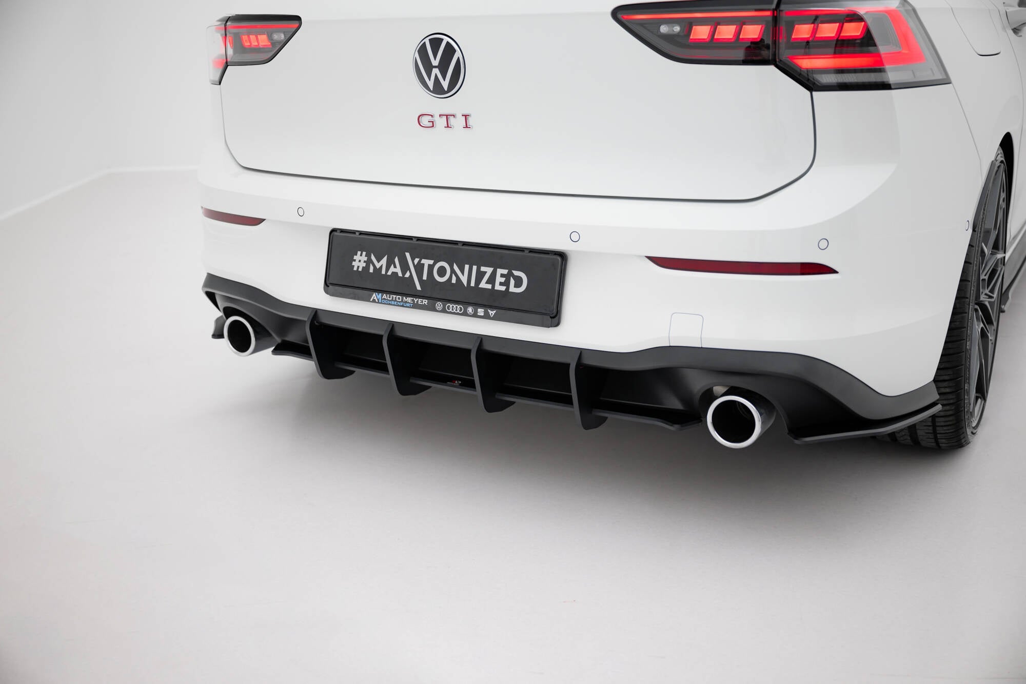 Prelungire difuzor bara spate Volkswagen Golf 8 GTI 2020- v13 - Maxton Design