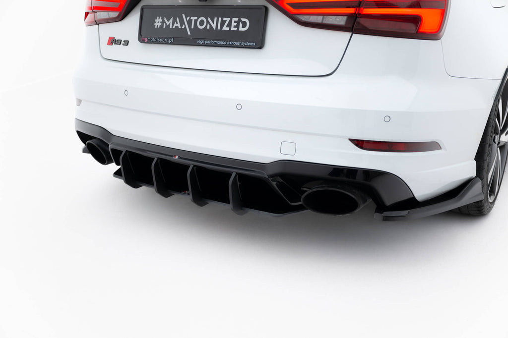 Prelungire difuzor bara spate Audi RS3 Sedan 8V Facelift 2016-2020 v70 - Maxton Design