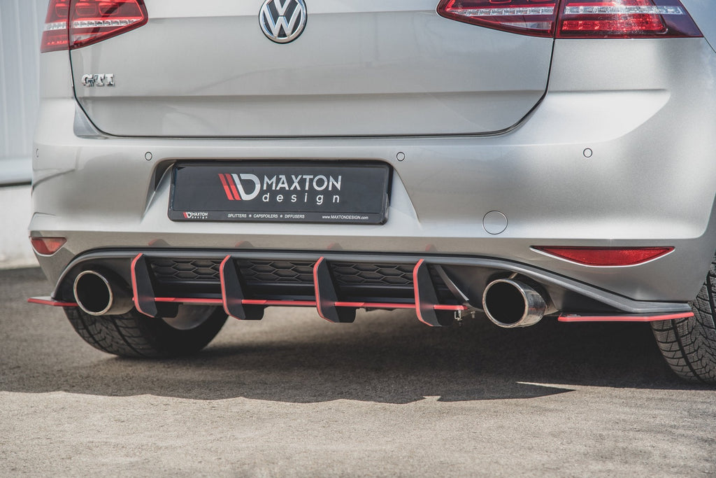 Prelungire difuzor bara spate Volkswagen Golf 7 Gti 2013-2016 v26 - Maxton Design