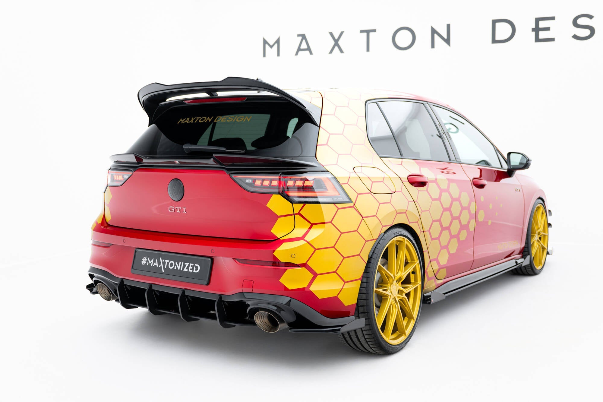 Prelungire difuzor bara spate Volkswagen Golf GTI Clubsport Mk8 Facelift 2024- v54 - Maxton Design