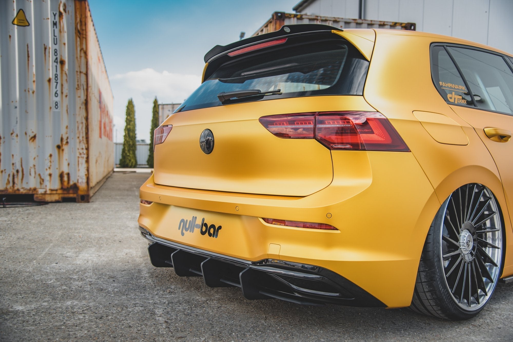 Prelungire difuzor bara spate Volkswagen Golf 8 2019- v9 - Maxton Design