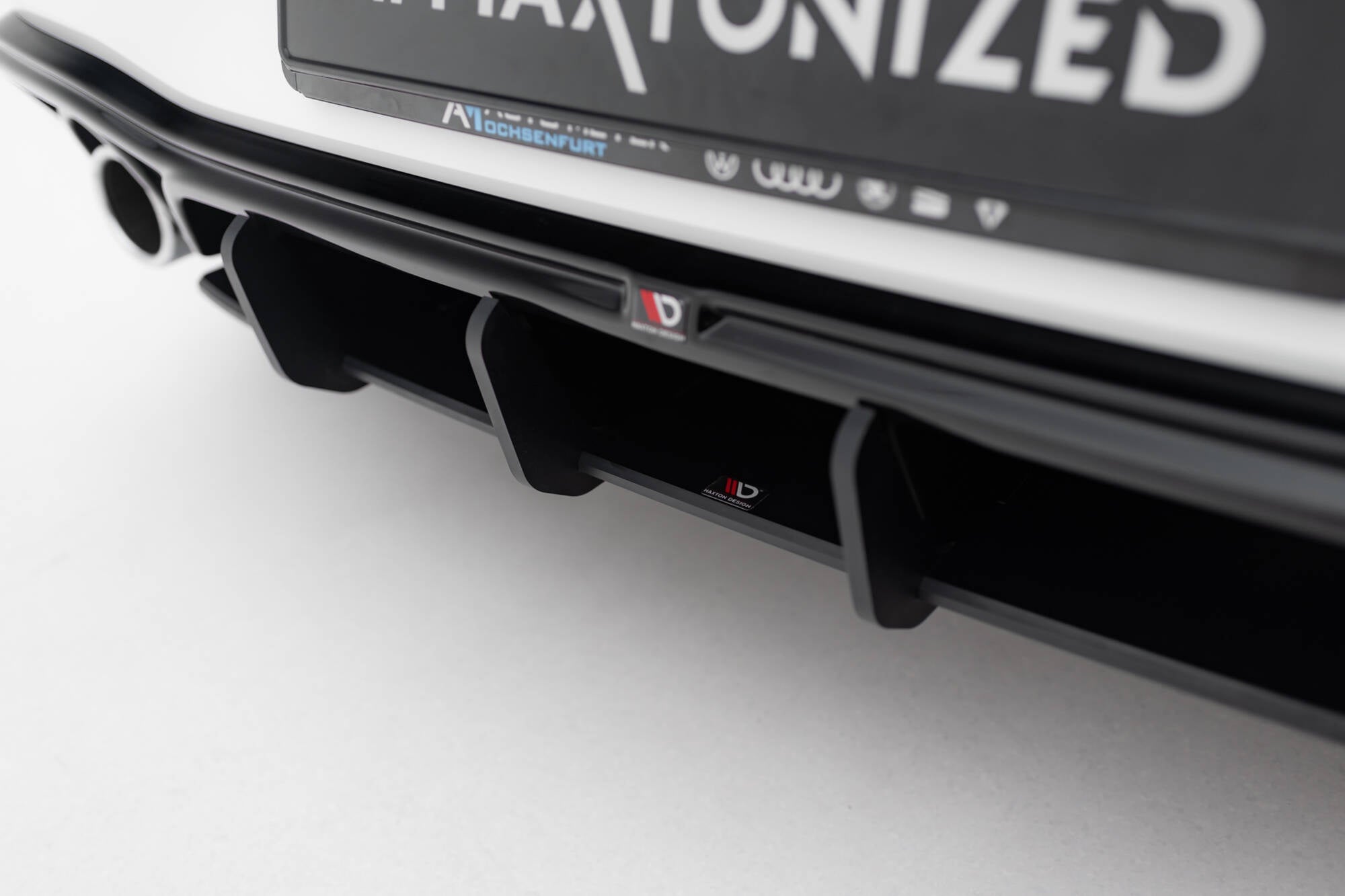 Prelungire difuzor bara spate Volkswagen Golf GTI Mk8 2019- v48 - Maxton Design