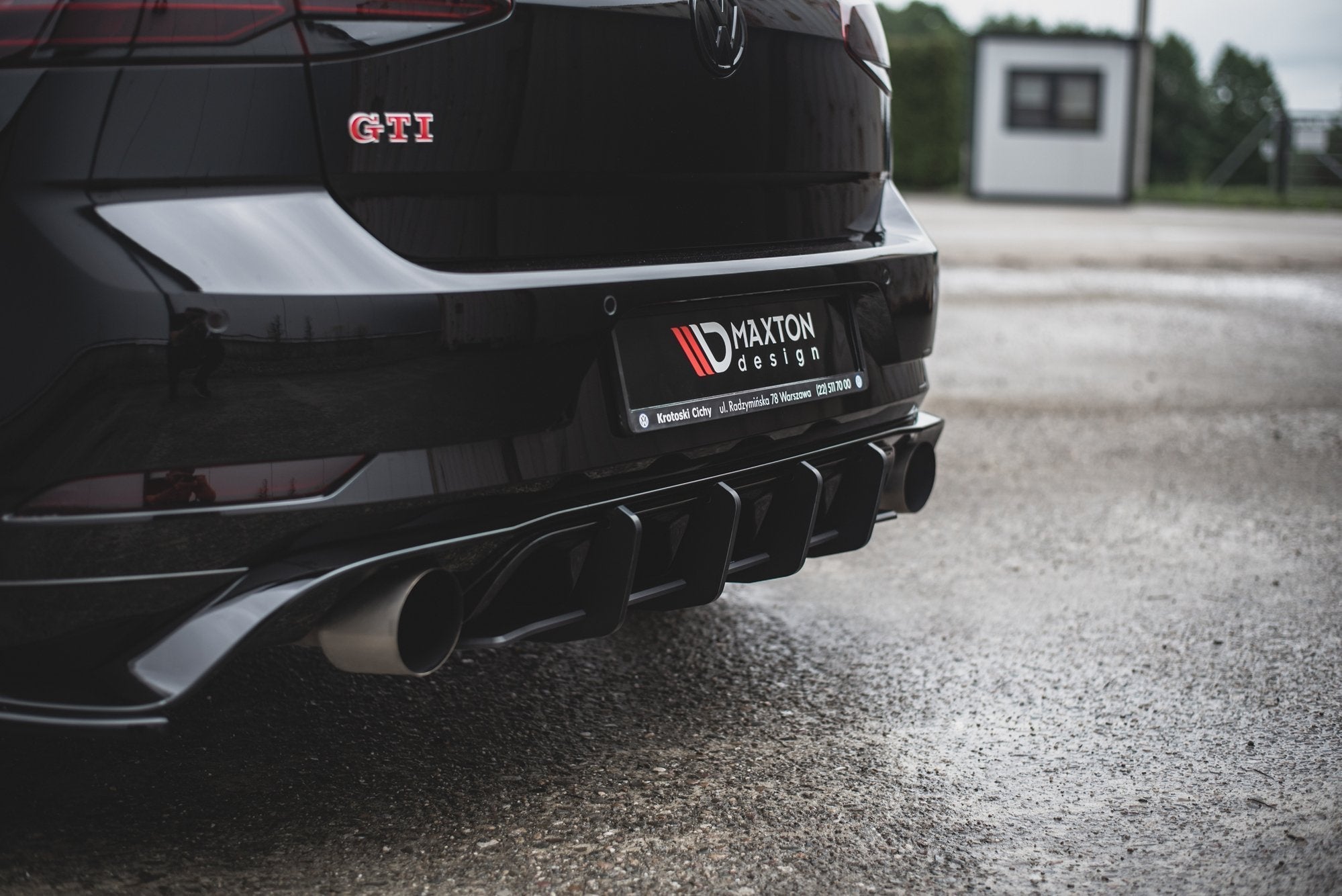 Prelungire difuzor bara spate Volkswagen Golf 7 GTI TCR 2019 v2 - Maxton Design