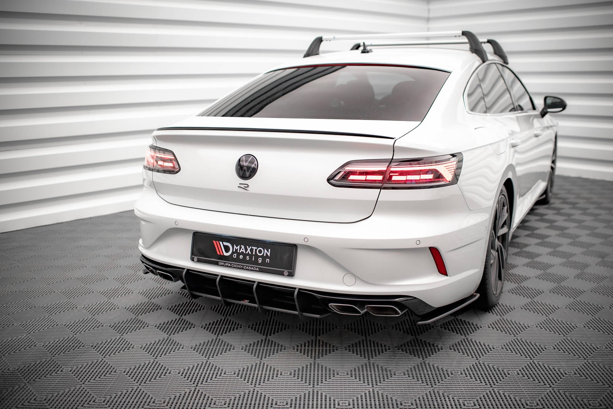 Prelungire difuzor bara spate Volkswagen Arteon R 2020- v13 - Maxton Design