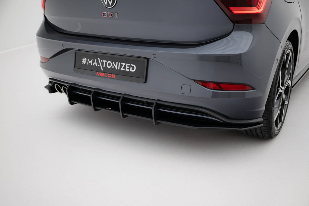 Prelungire difuzor bara spate Volkswagen Polo GTI Mk6 Facelift 2021- v14 - Maxton Design