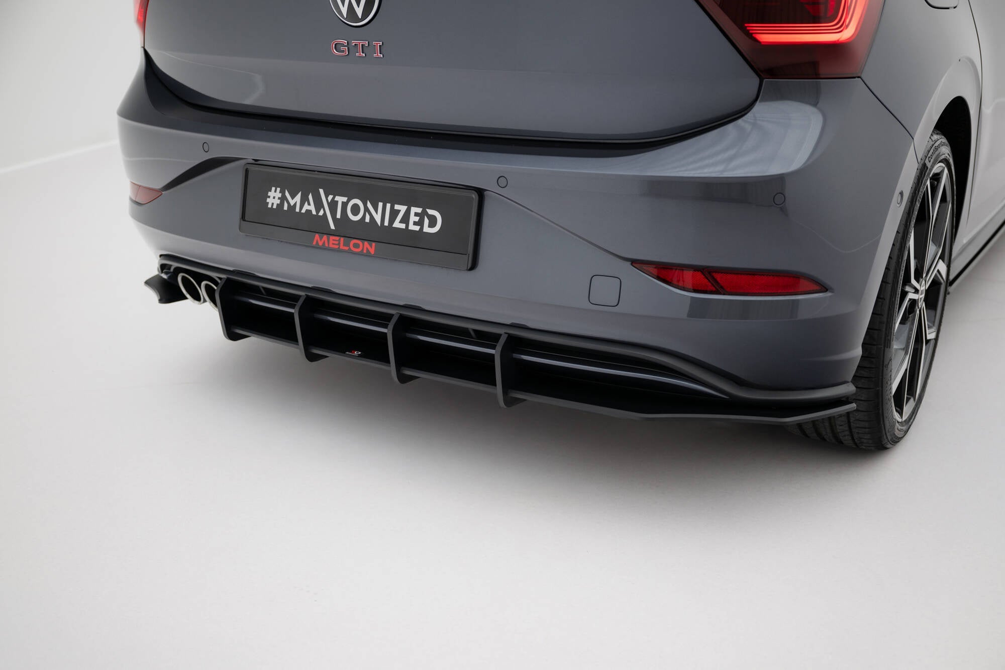 Prelungire difuzor bara spate Volkswagen Polo GTI Mk6 Facelift 2021- v14 - Maxton Design