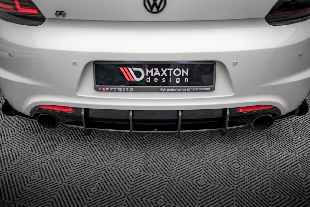 Prelungire difuzor bara spate Volkswagen Scirocco R Mk3 2008-2014 v6 - Maxton Design