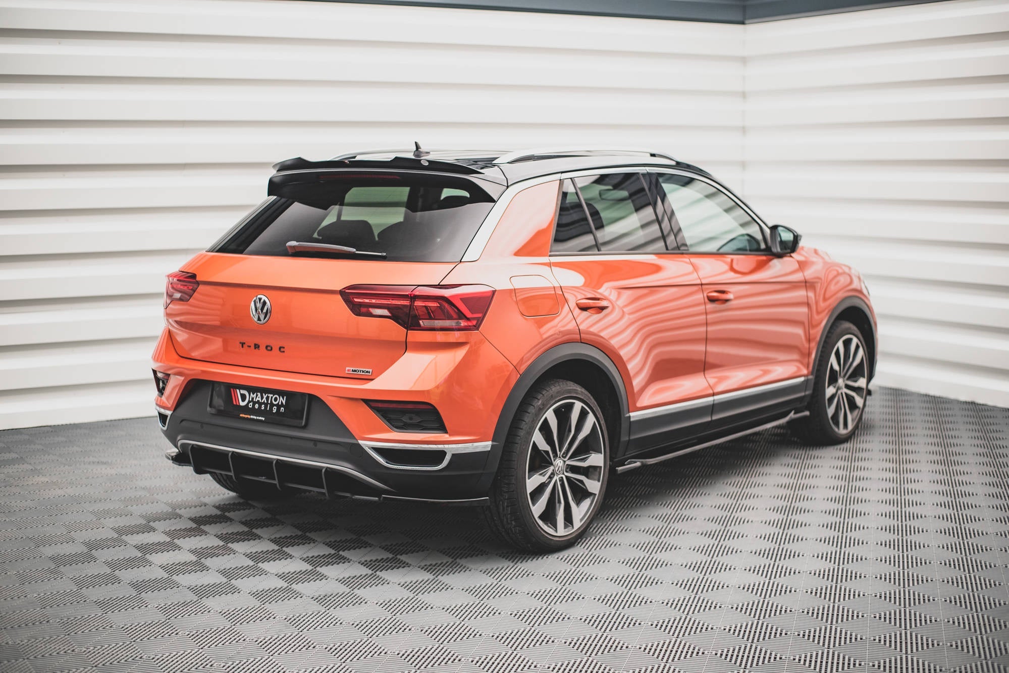 Prelungire difuzor bara spate Volkswagen T-Roc Mk1 2017- v3 - Maxton Design