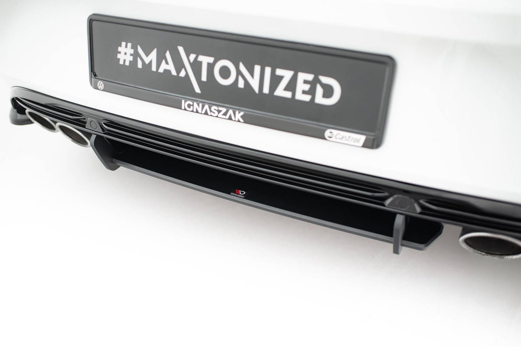 Prelungire difuzor bara spate Volkswagen T-Roc R Mk1 2017-2021 v9 - Maxton Design
