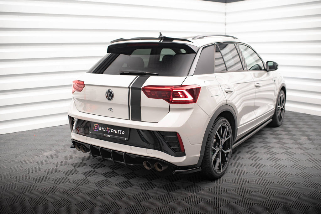 Prelungire difuzor bara spate Volkswagen T-Roc R Mk1 Facelift 2021- v6 - Maxton Design