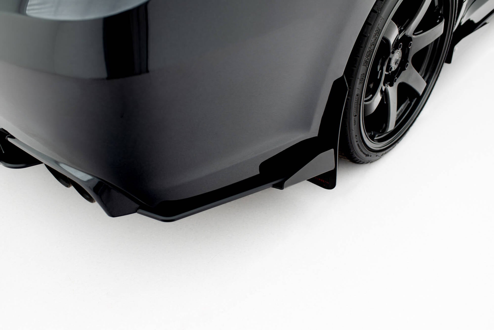 Prelungire splitter bara spate si flapsuri Subaru Impreza WRX STI Mk3 Facelift 2011-2014 v10 - Maxton Design