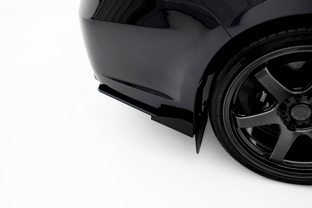 Prelungire splitter bara spate si flapsuri Subaru Impreza WRX STI Mk3 Facelift 2011-2014 v10 - Maxton Design