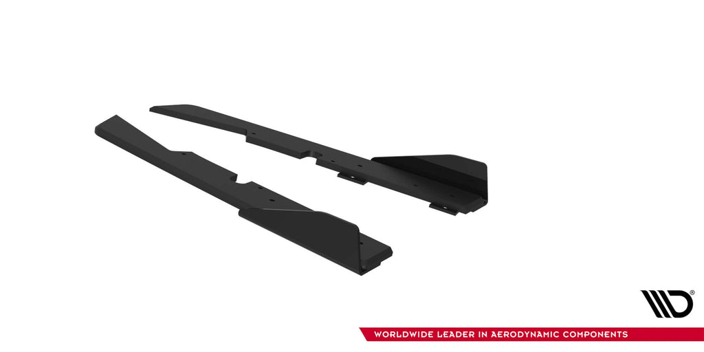 Prelungire splitter bara spate si flapsuri Subaru Impreza WRX STI Mk3 Facelift 2011-2014 v10 - Maxton Design