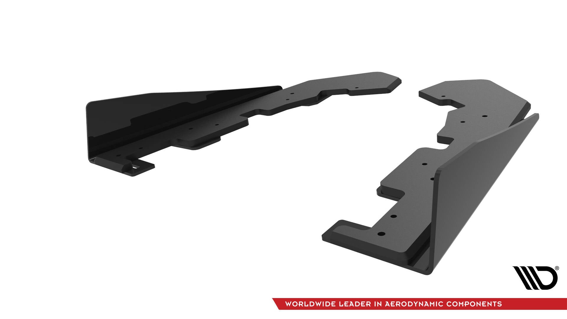 Prelungire splitter bara spate si flapsuri Subaru WRX STI Mk1 2014-2021 v5 - Maxton Design