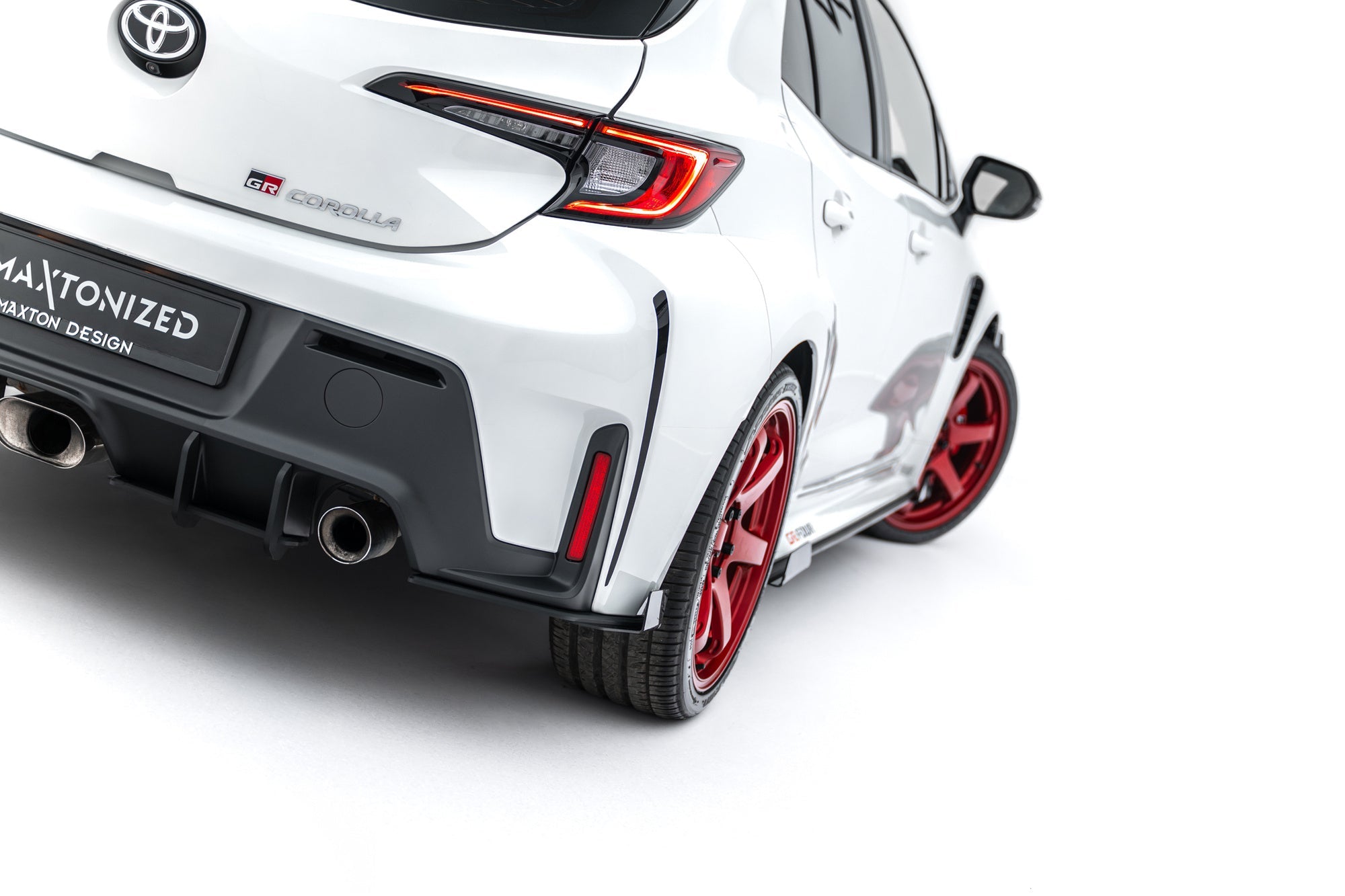 Prelungire splitter bara spate si flapsuri Toyota GR Corolla Mk12 2022-2024 v5 - Maxton Design