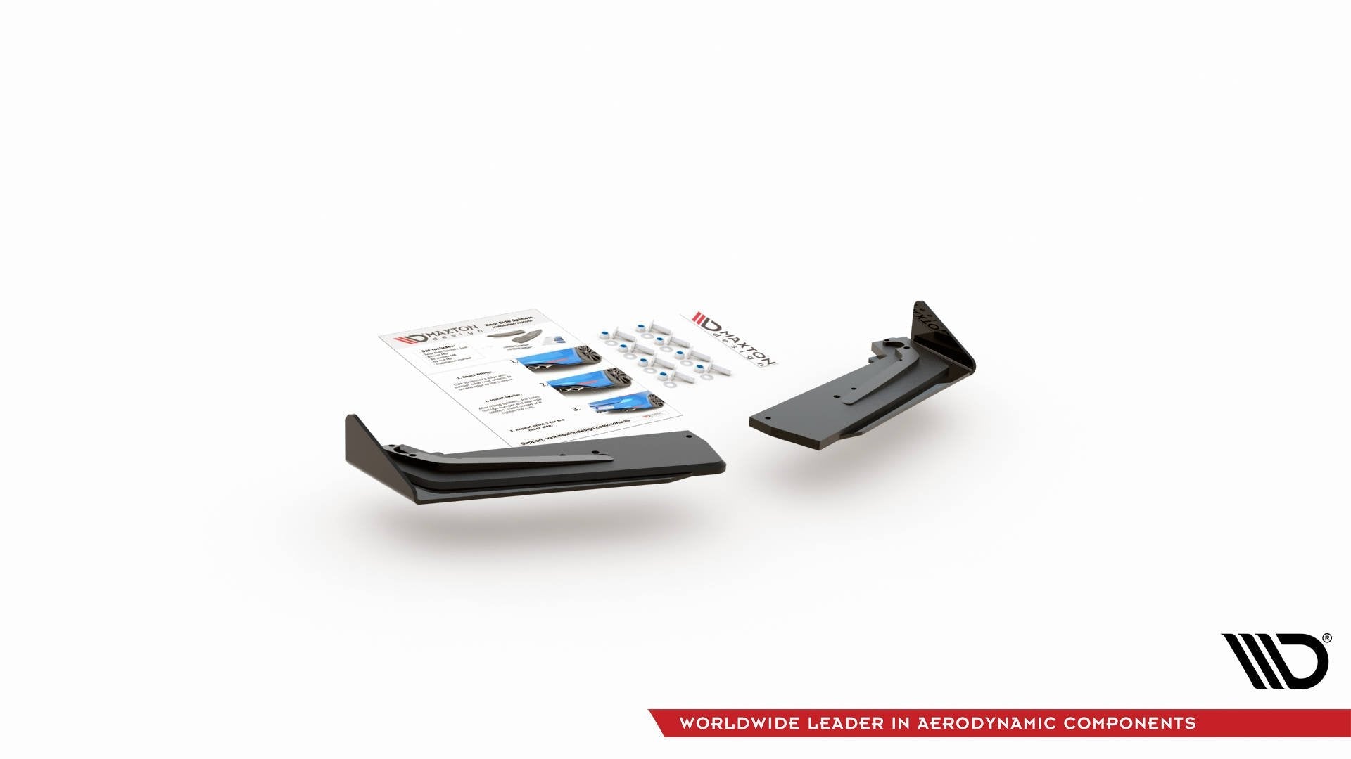 Prelungire splitter bara spate si flapsuri Toyota GR Yaris Mk4 2020- v9 - Maxton Design