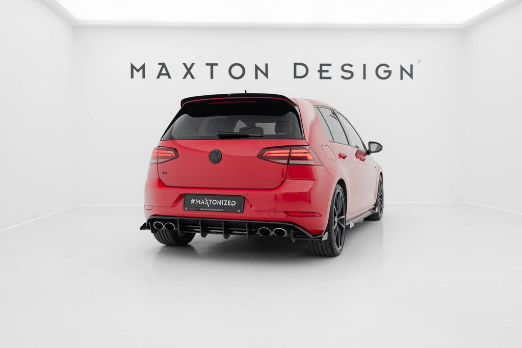 Prelungire splitter bara spate Volkswagen Golf 7 R Facelift 2017-2020 v29 - Maxton Design
