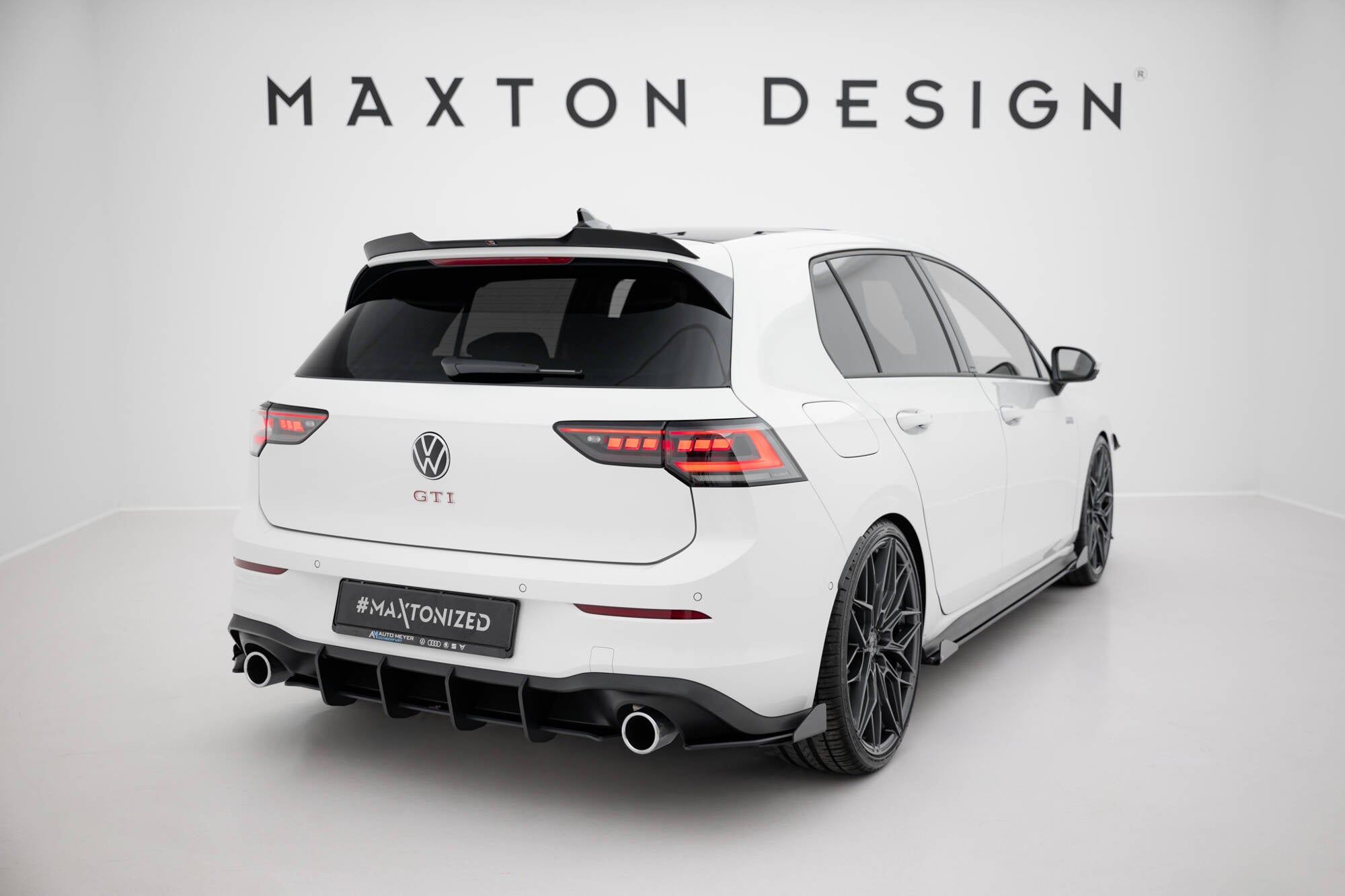 Prelungire splitter bara spate si flapsuri Volkswagen Golf 8 GTI 2020- v17 - Maxton Design