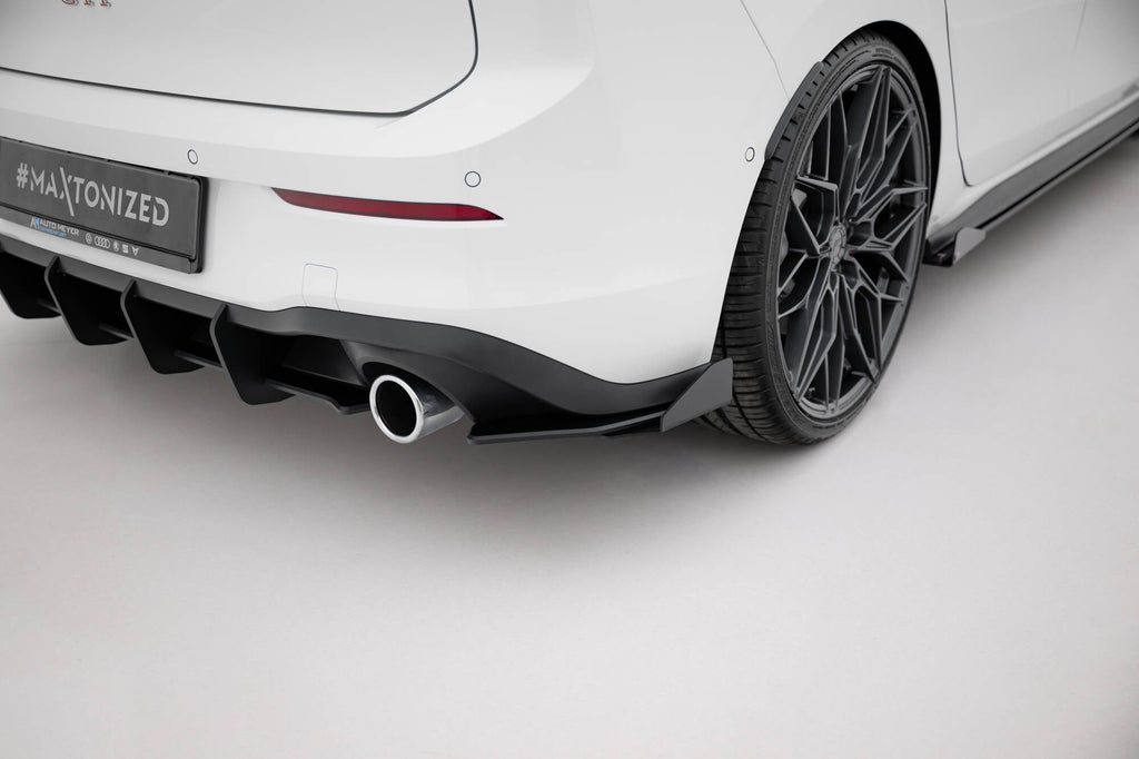 Prelungire splitter bara spate si flapsuri Volkswagen Golf 8 GTI 2020- v17 - Maxton Design