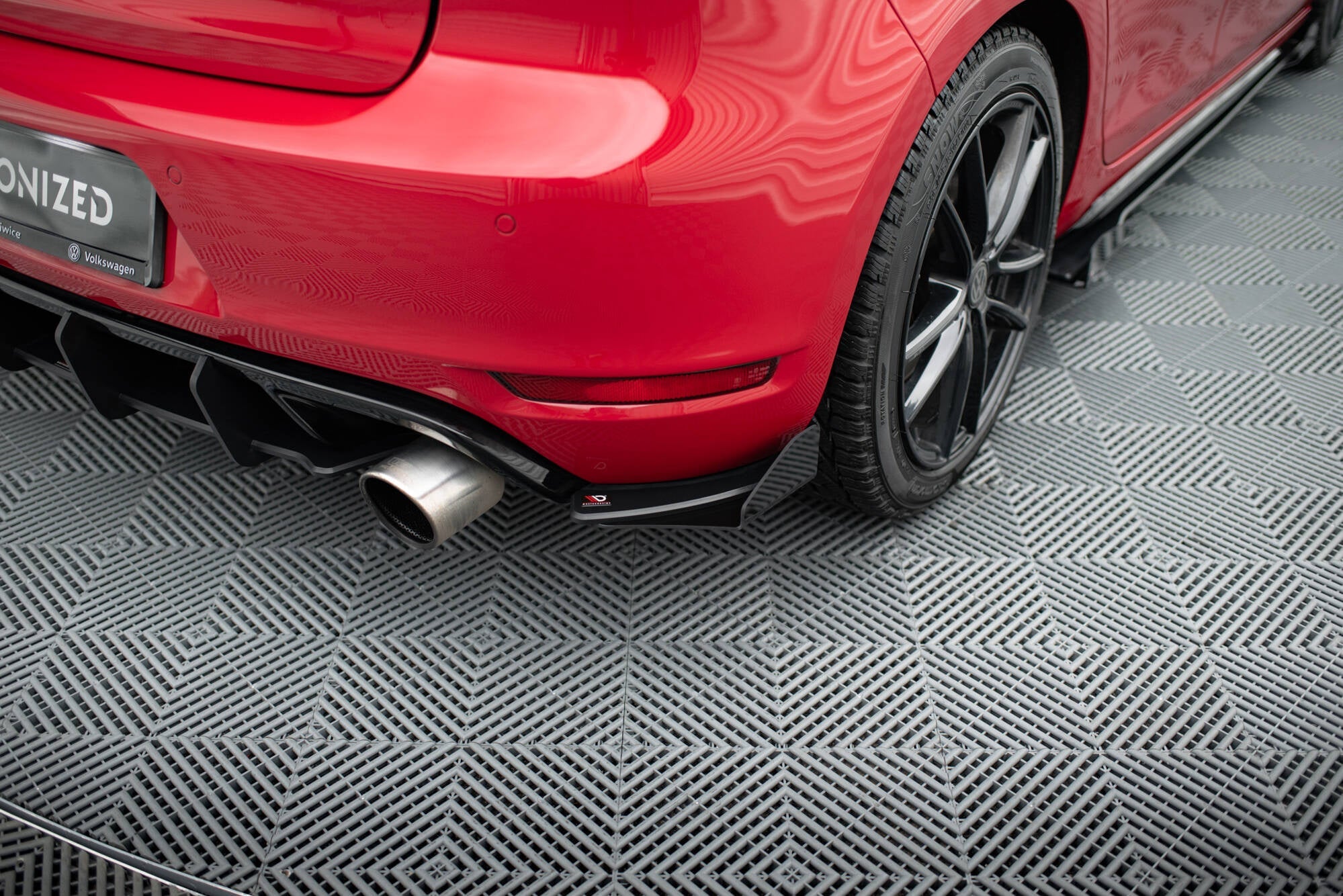 Prelungire splitter bara spate si flapsuri Volkswagen Golf GTI Mk6 2008-2012 v11 - Maxton Design