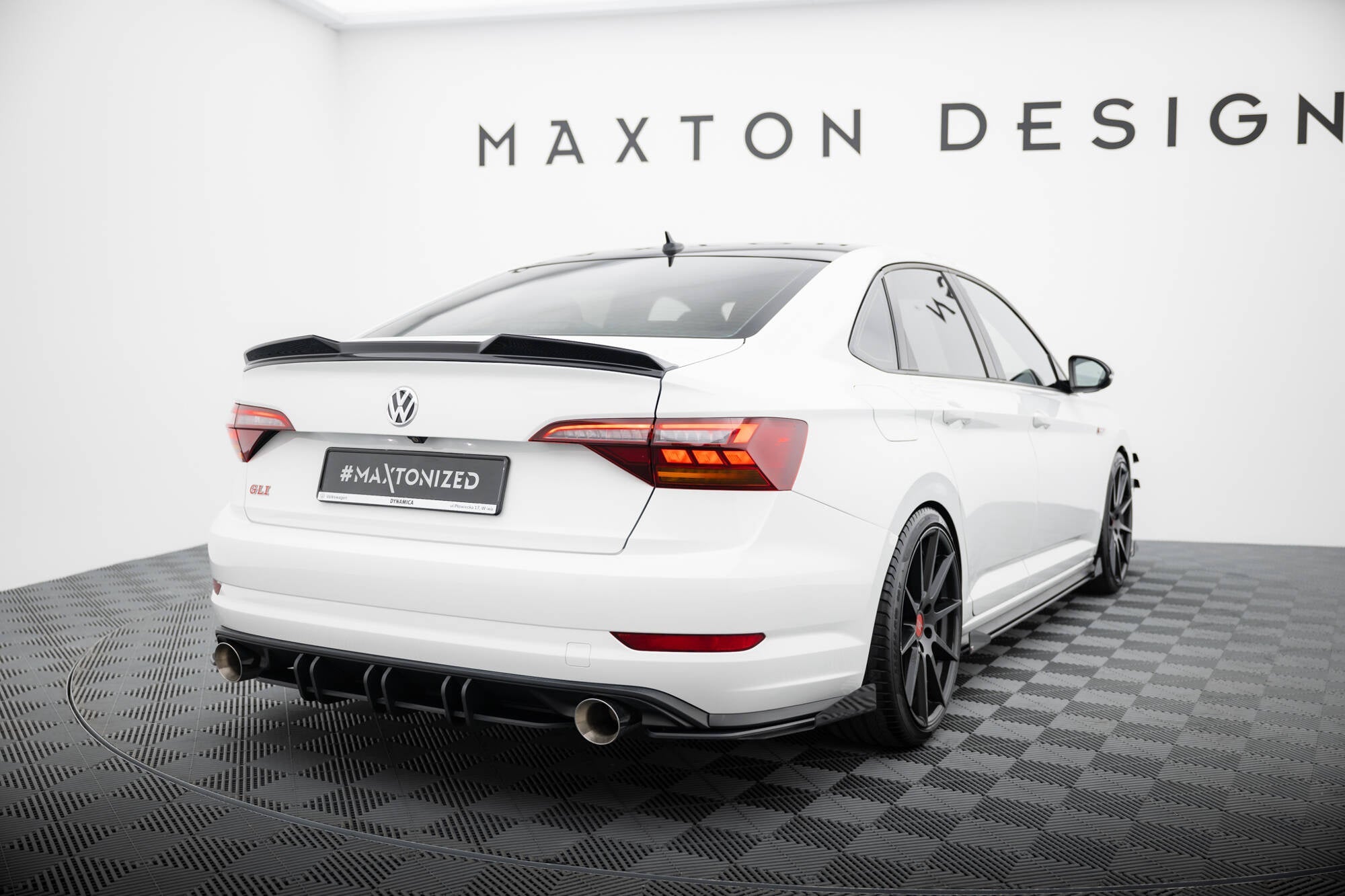 Prelungire splitter bara spate Volkswagen Jetta GLI Mk7 2018-2021 v3 - Maxton Design
