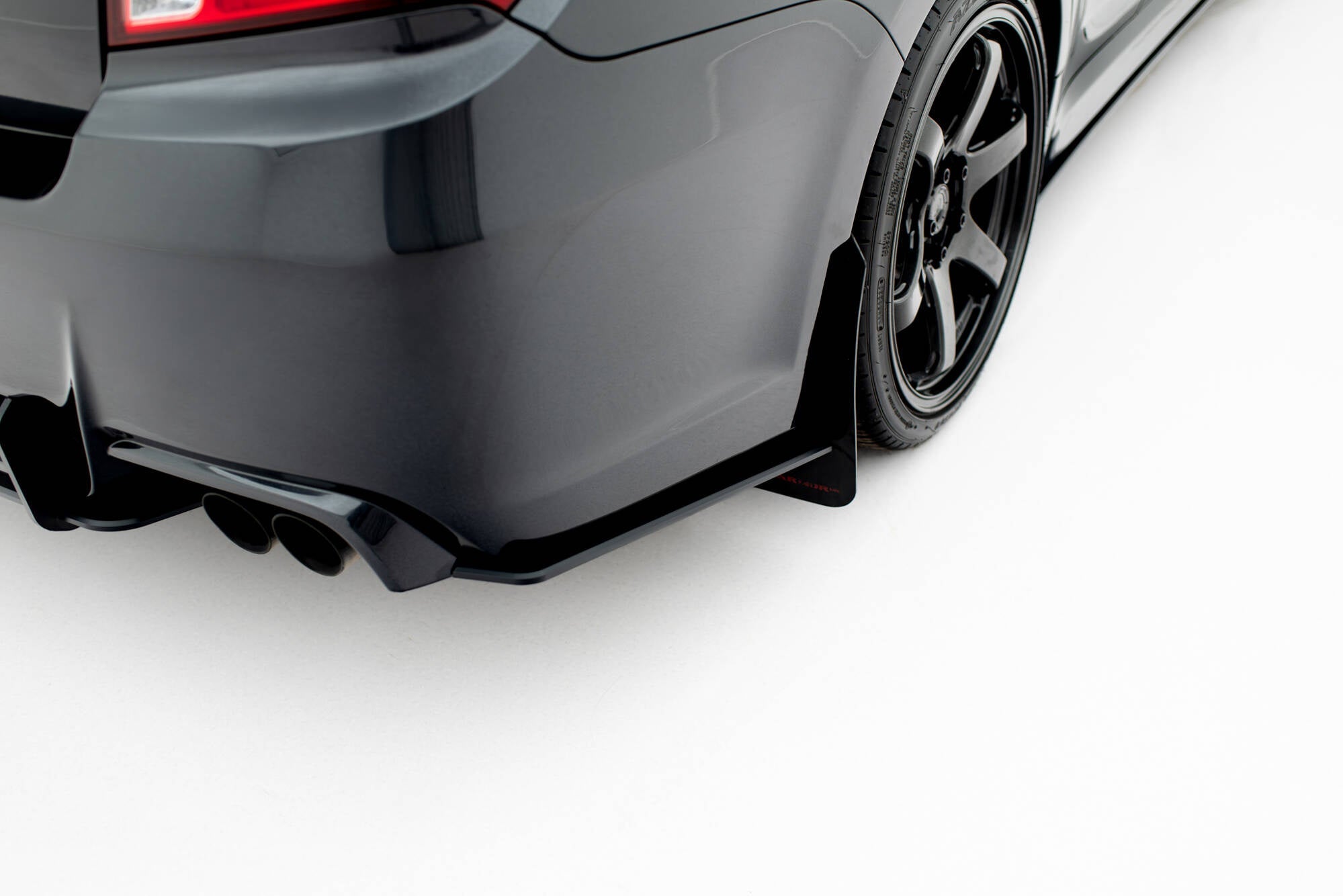 Prelungire splitter bara spate Subaru Impreza WRX STI Mk3 Facelift 2011-2014 v9 - Maxton Design