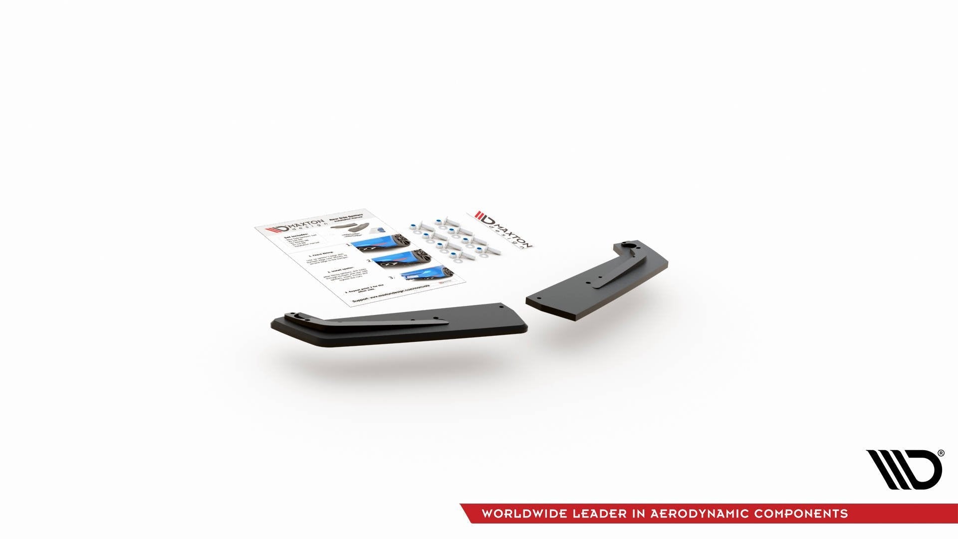 Prelungire splitter bara spate Toyota GR Yaris Mk4 2020- v8 - Maxton Design