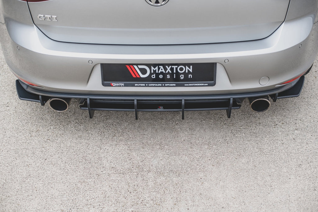 Prelungire splitter bara spate Volkswagen Golf 7 Gti 2013-2016 v23 - Maxton Design