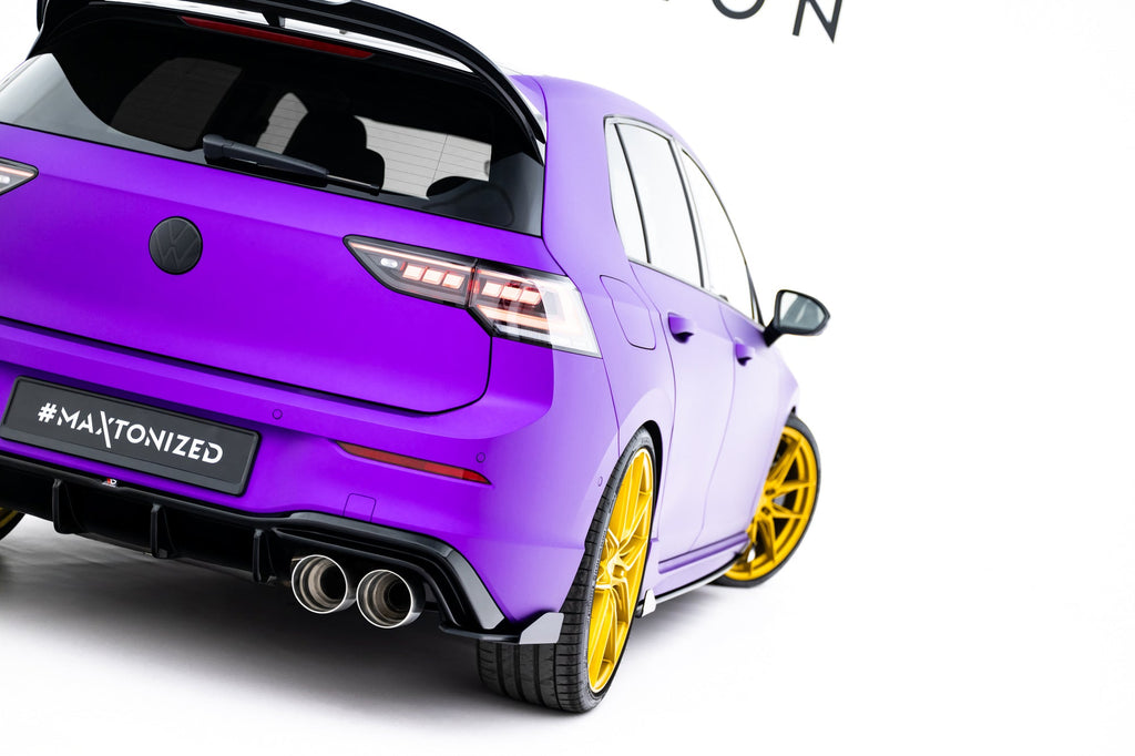 Prelungire splitter bara spate si flapsuri Volkswagen Golf R Mk8 / Mk8 Facelift 2020- v60 - Maxton Design