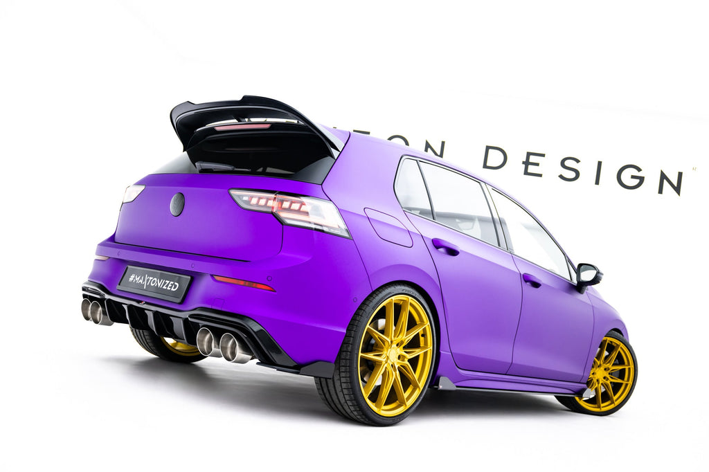 Prelungire splitter bara spate si flapsuri Volkswagen Golf R Mk8 / Mk8 Facelift 2020- v60 - Maxton Design