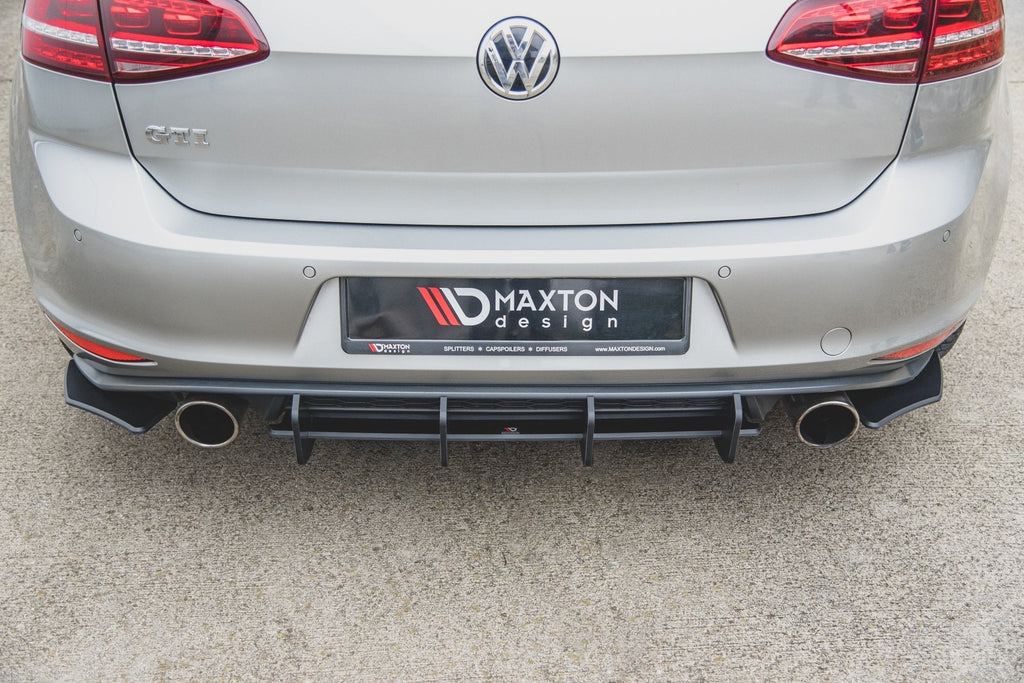 Prelungire splitter bara spate Volkswagen Golf 7 Gti 2013-2016 v24 - Maxton Design