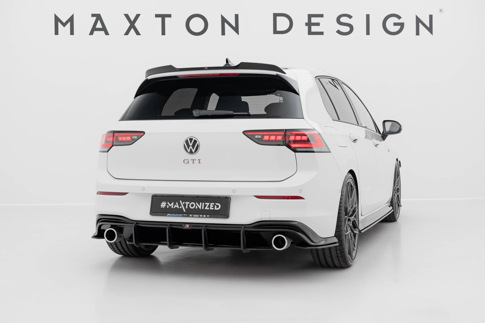 Prelungire splitter bara spate Volkswagen Golf GTI Mk8 2020- v50 - Maxton Design