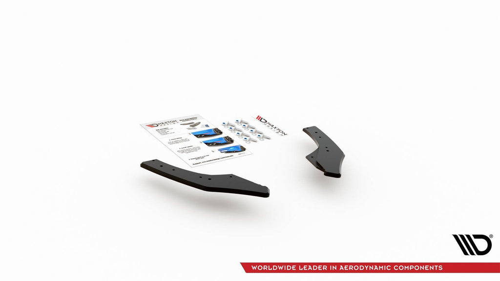 Prelungire splitter bara spate Volkswagen Golf 8 GTI Clubsport 2020- v23 - Maxton Design