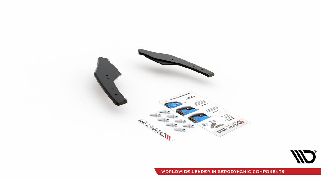 Prelungire splitter bara spate Volkswagen Golf 8 GTI Clubsport 2020- v23 - Maxton Design