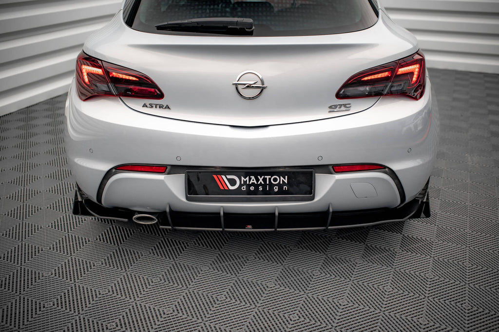 Prelungire difuzor bara spate si flapsuri Opel Astra J GTC OPC-Line 2011-2018 v5 - Maxton Design