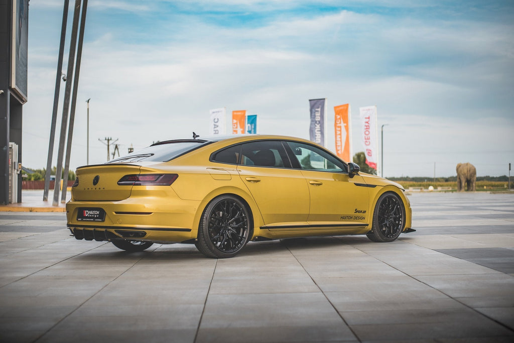 Prelungire difuzor si flapsuri bara spate Volkswagen Arteon R-Line 2017- v4 - Maxton Design