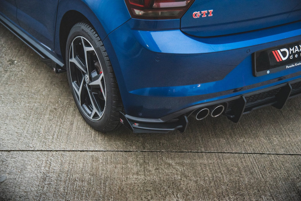 Prelungire difuzor bara spate si flapsuri Volkswagen Polo GTI Mk6 2017- v8 - Maxton Design