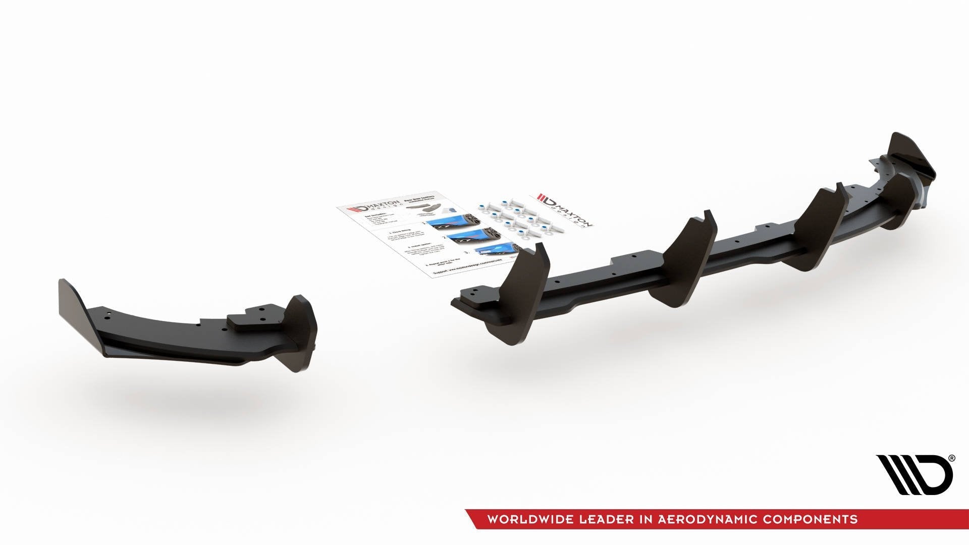 Prelungire difuzor bara spate si flapsuri Volkswagen Polo GTI Mk6 2017- v8 - Maxton Design