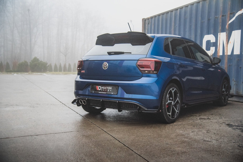 Prelungire difuzor bara spate si flapsuri Volkswagen Polo GTI Mk6 2017- v8 - Maxton Design