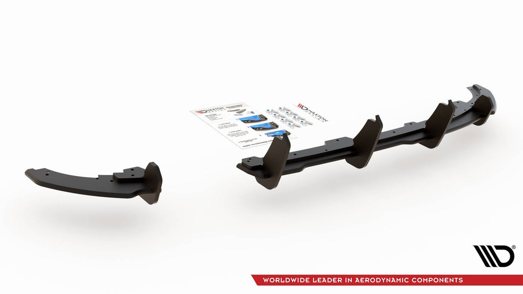 Prelungire difuzor bara spate Volkswagen Polo GTI Mk6 2017- v7 - Maxton Design