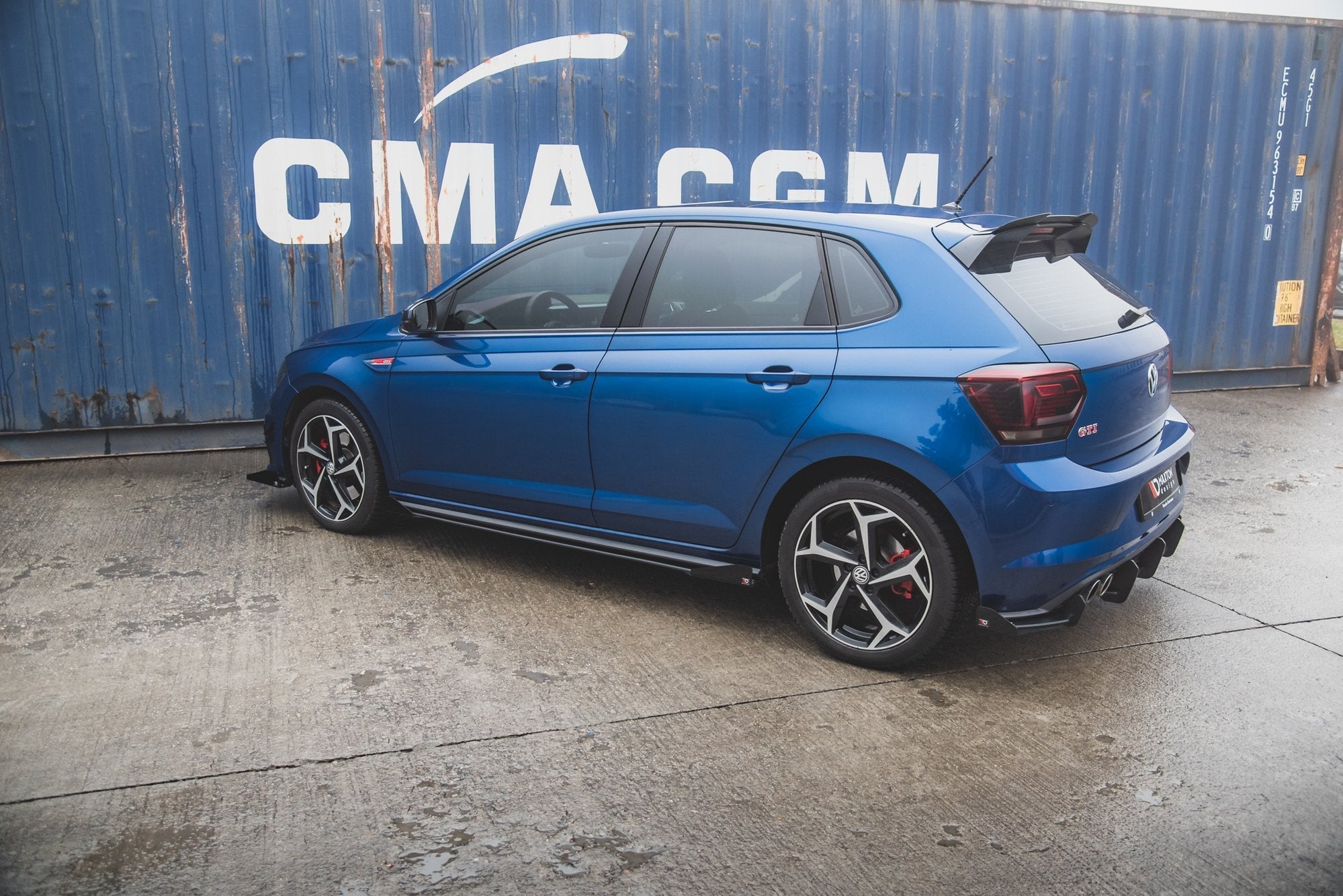 Praguri si flapsuri Volkswagen Polo GTI Mk6 2017- v6 - Maxton Design