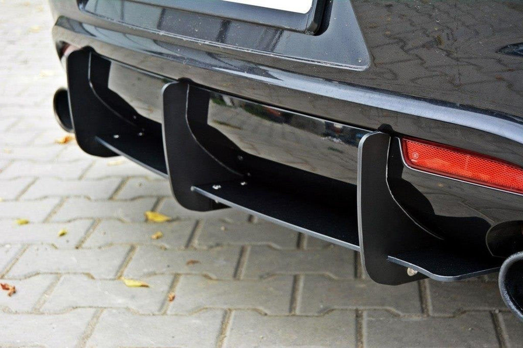 Prelungire difuzor splitter bara spate Volkswagen Scirocco R Mk3 2009-2013 v2 - Maxton Design