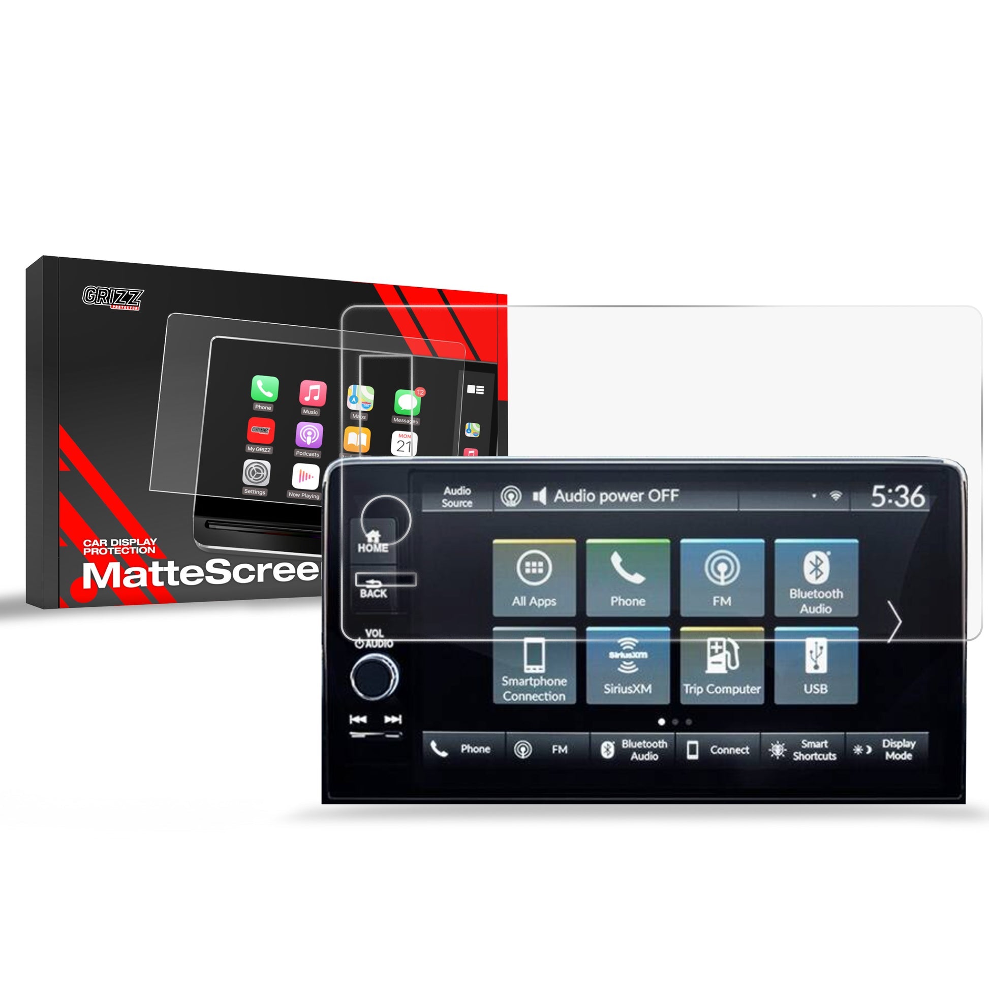 Folie de protecție pentru ecran Honda ZR-V 9" (2022-2025) Anti-Amprentă, Mată