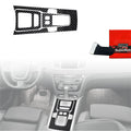 Folie de protecție 4în1 pentru consola centrală - Peugeot 508 (2010-2018) aspect carbon lucios