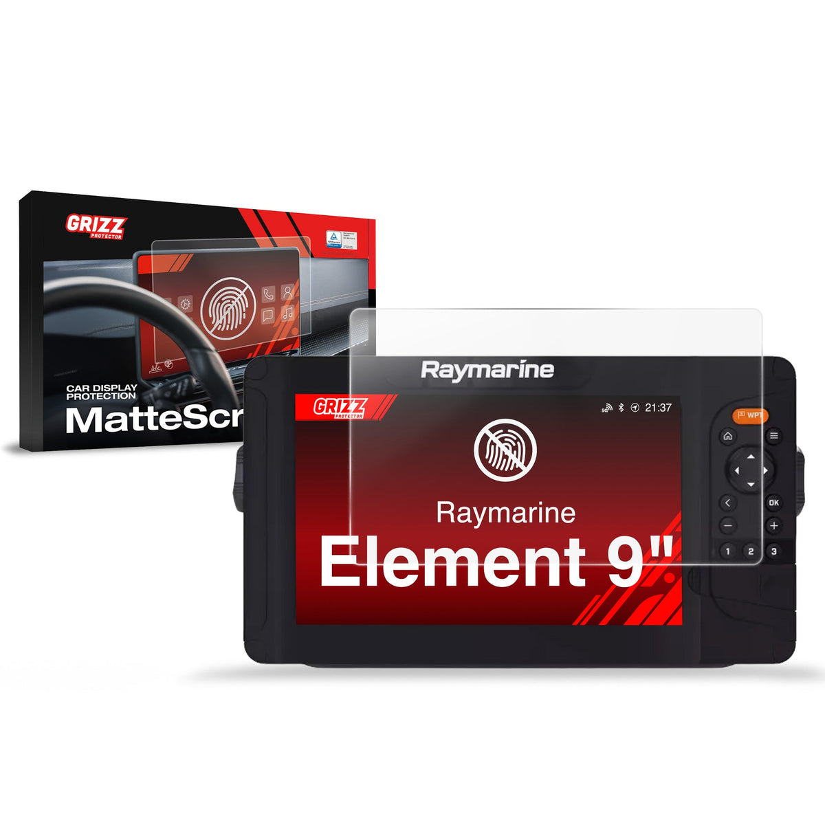 Folie de protecție pentru ecran Raymarine Element 9" Anti-Amprentă, Mată