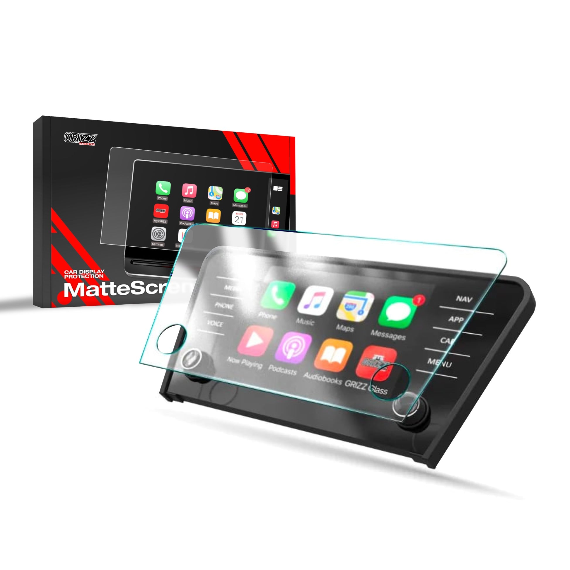 2 Folii de protecție pentru ecran pentru Skoda Octavia 3 8" Bolero (2017-2020) Anti-Amprentă, Mat