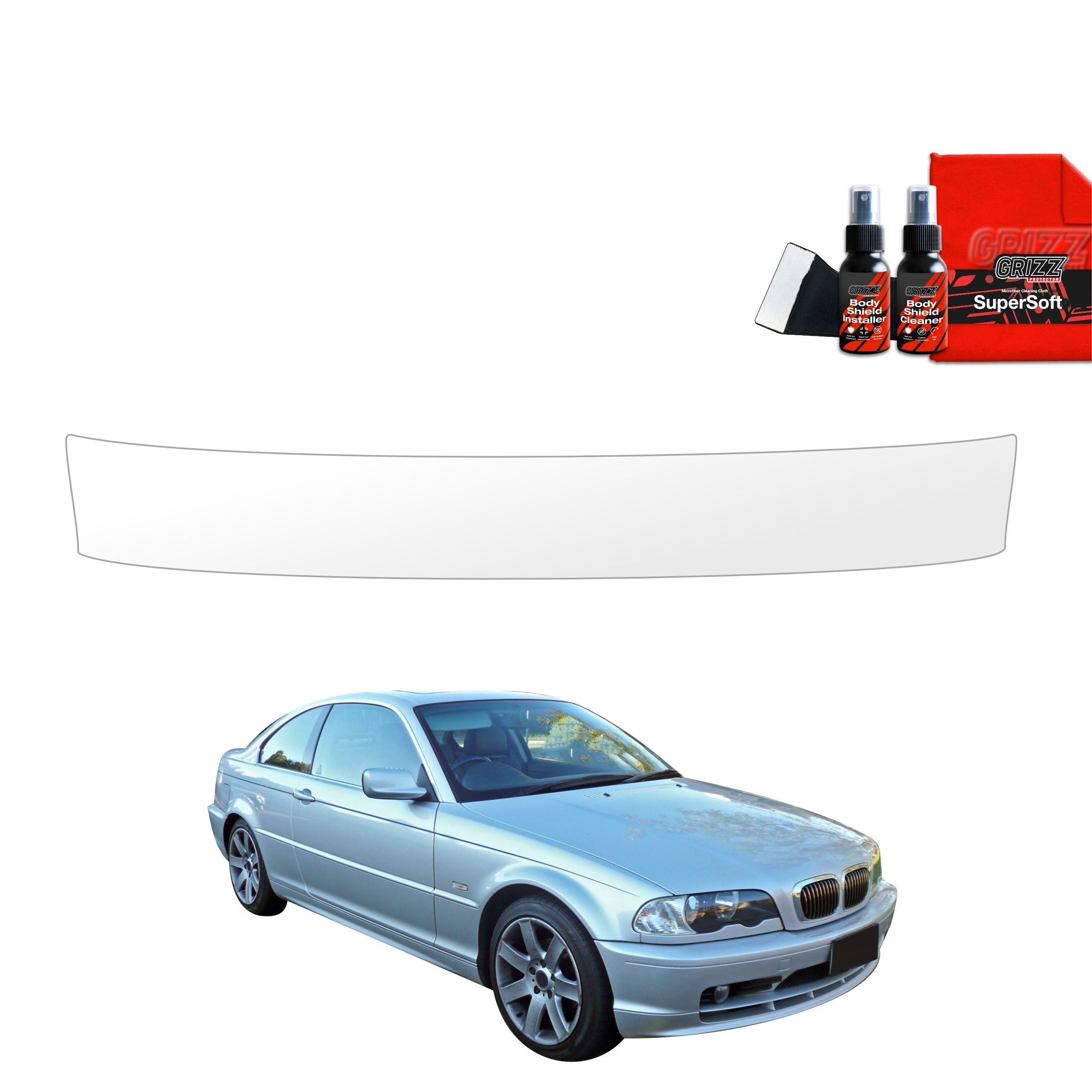 Folie de protecție pentru marginea portbagajului - BMW 3 E46 Coupe Pre-LCI (1999-2002)