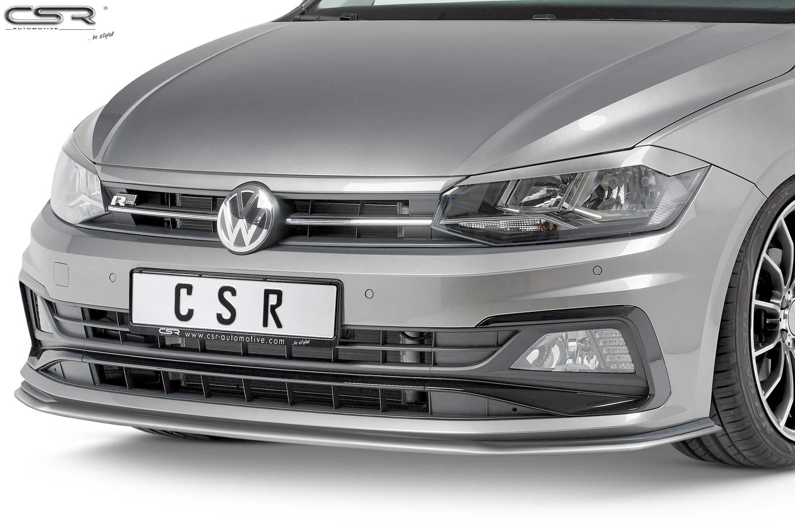 Eleron față | Buză spoiler cupă din Fiberflex pentru VW Polo VI 2G GTI / R-Line CSL321