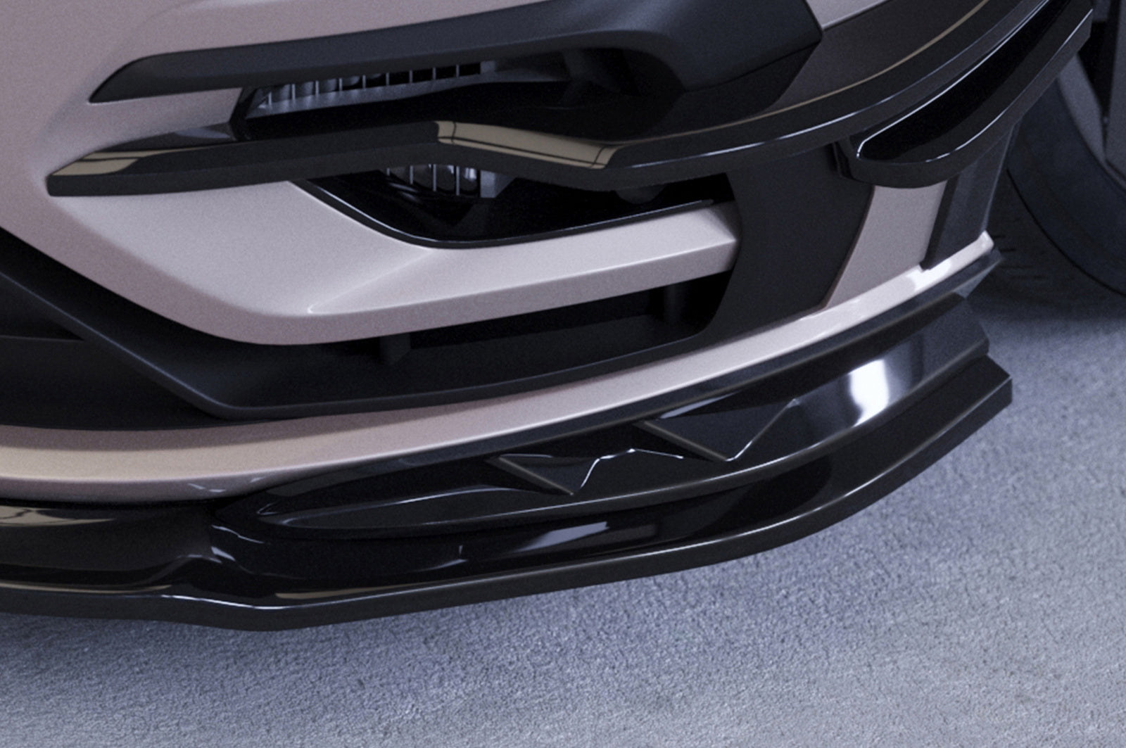 Eleron față Buză spoiler cupă / ornamente față pentru VW Golf 7 (Tip AU) R CSL636