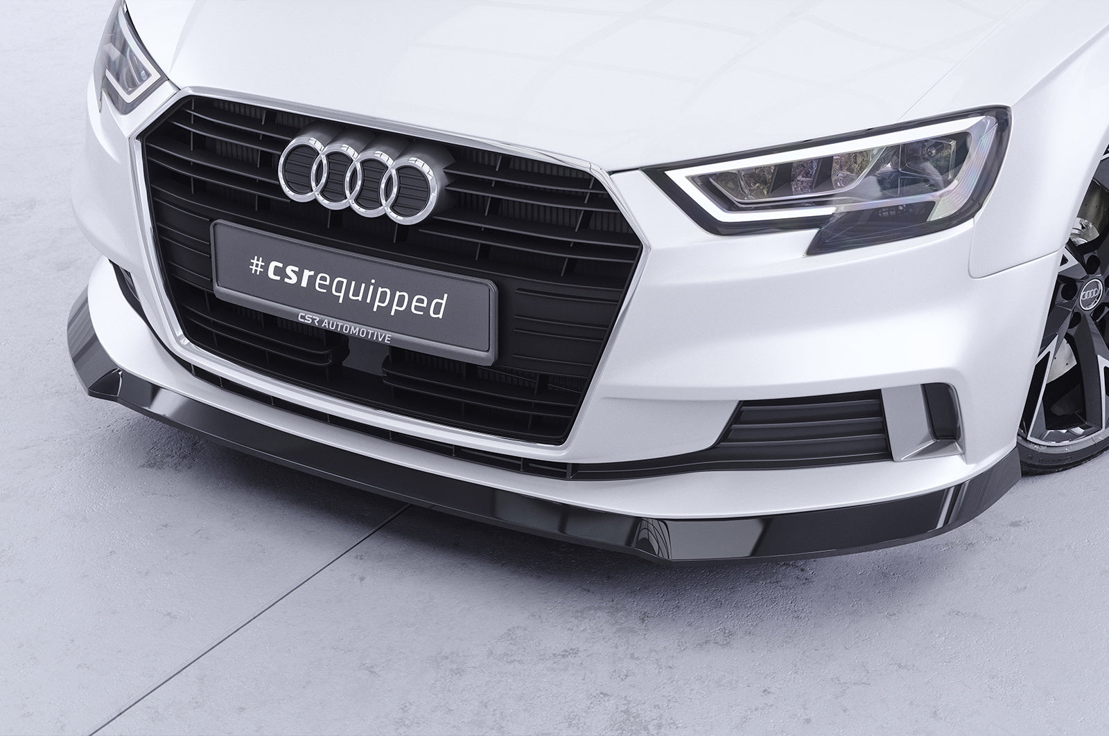 Eleron față Buză spoiler cupă cu ABE pentru Audi A3 8V CSL393